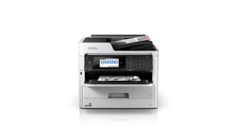 Epson WorkForce Pro WF-M5799DWF Wireless Mono Laser Printer, Print, Copy, Scan, Fax, A4, Duplex, White